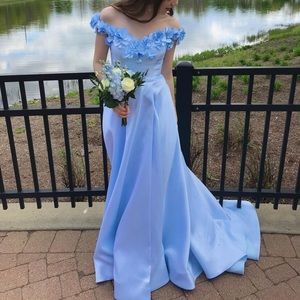 Sherry Hill floral prom dress (worn once)